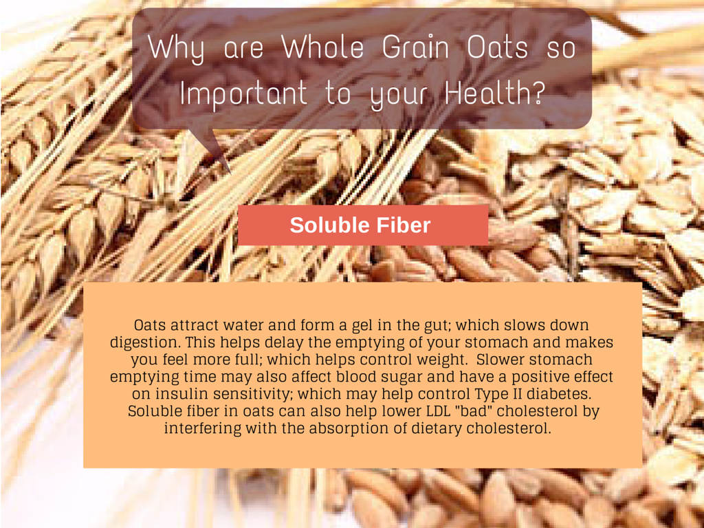 Infographic Benefits of whole grain oats health enews